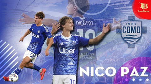 Nico Paz, viên ngọc 70 triệu euro đưa Como thoát khỏi cái mác ‘hiện tượng’